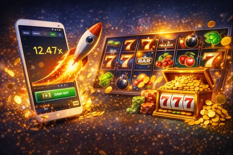 Crash game e slot NitroBet