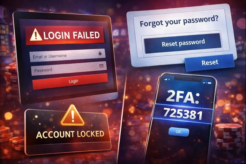 Errore di login NitroBet