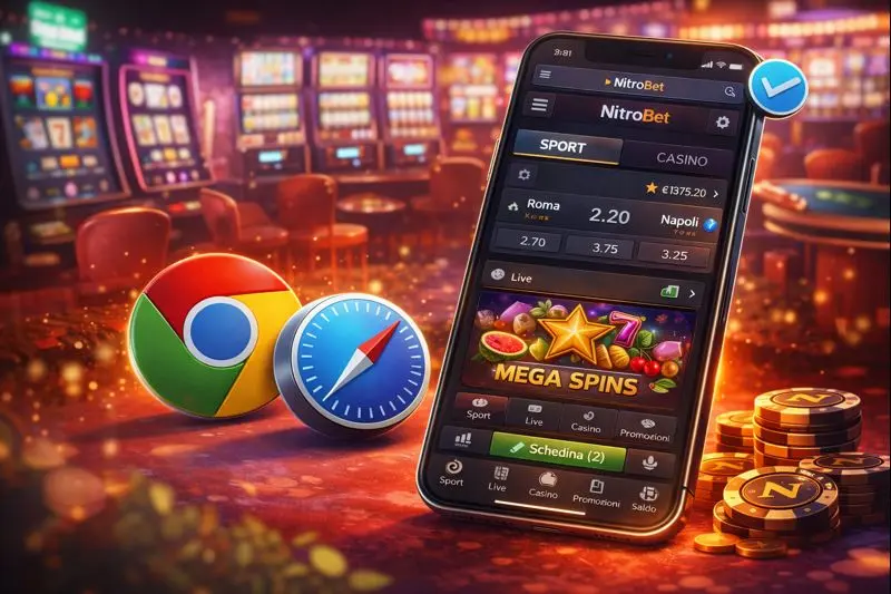 Accesso mobile al casinò