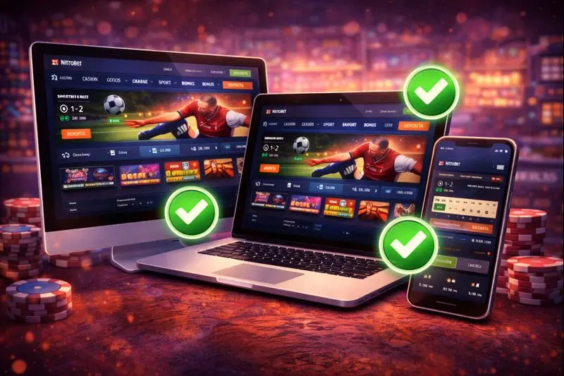Login NitroBet da più dispositivi