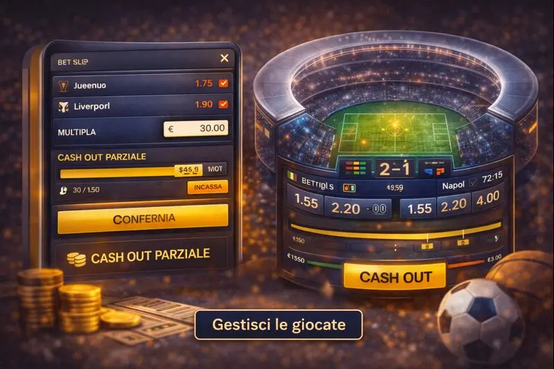 Cash out parziale live